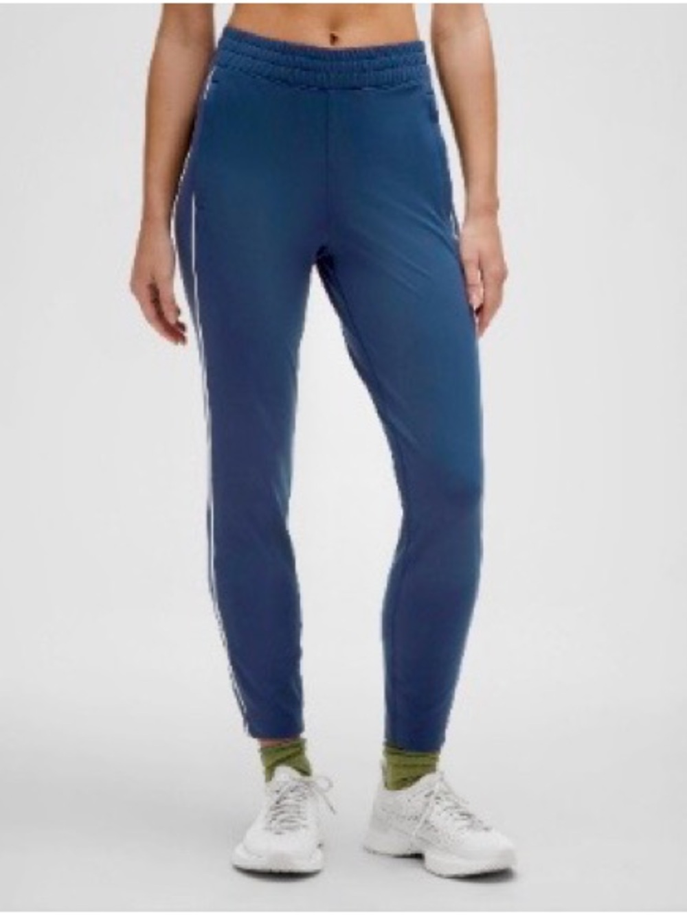 Lululemon Everlux Slim-Fit High-Rise Track Pants Blue sm